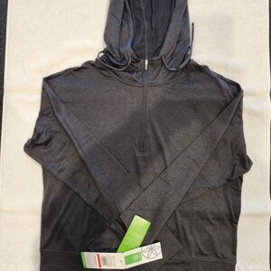 GAIAM Dark Gray Half-Zip Hoodie